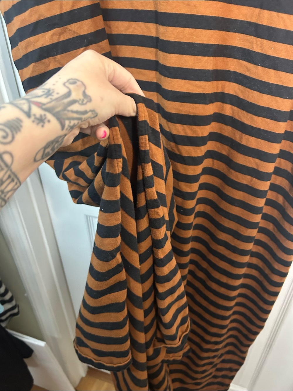 Old Navy Vintage Crew Neck Maxi T-Shirt Dress 4X - Picture 6 of 8